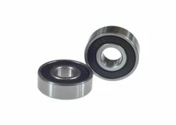 Promo ✔️ Mon Ster 6201-2RS (6201RS) Sealed Dirt Bike, Mini Bike, & Scooter Wheel Bearings (Set Of 2) 🧨