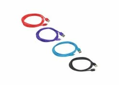 Best Sale 🛒 Mon Ster 2-Meter Braided USB Lightning Cable Charging Cord For IPhones & IPads 😍